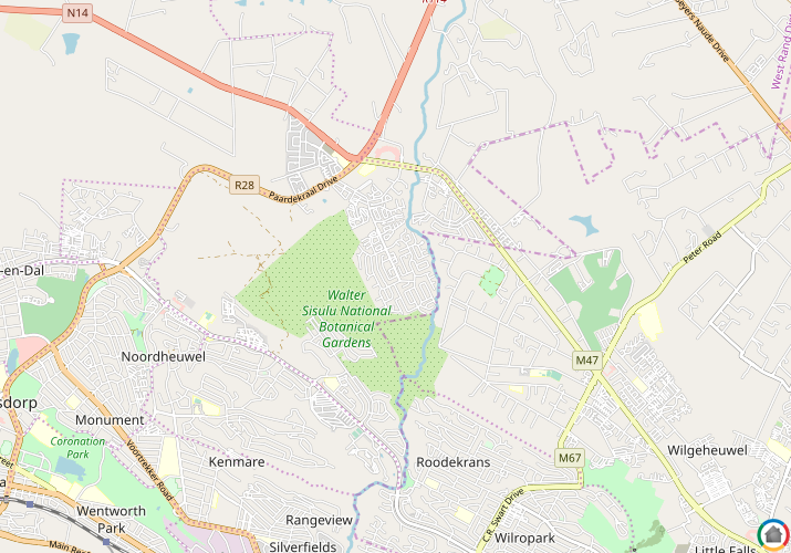 Map location of Featherbrooke Estate